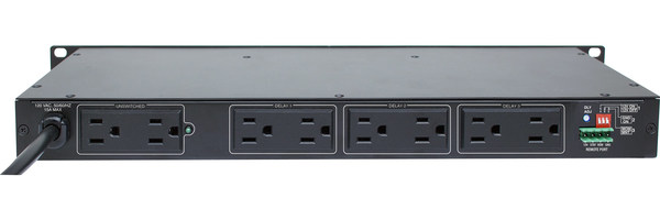 M-8S 15A STANDARD POWER CONDITIONER W/POWER SEQUENCING, 9 OUTLETS, 1RU, 10' CORD LENGTH